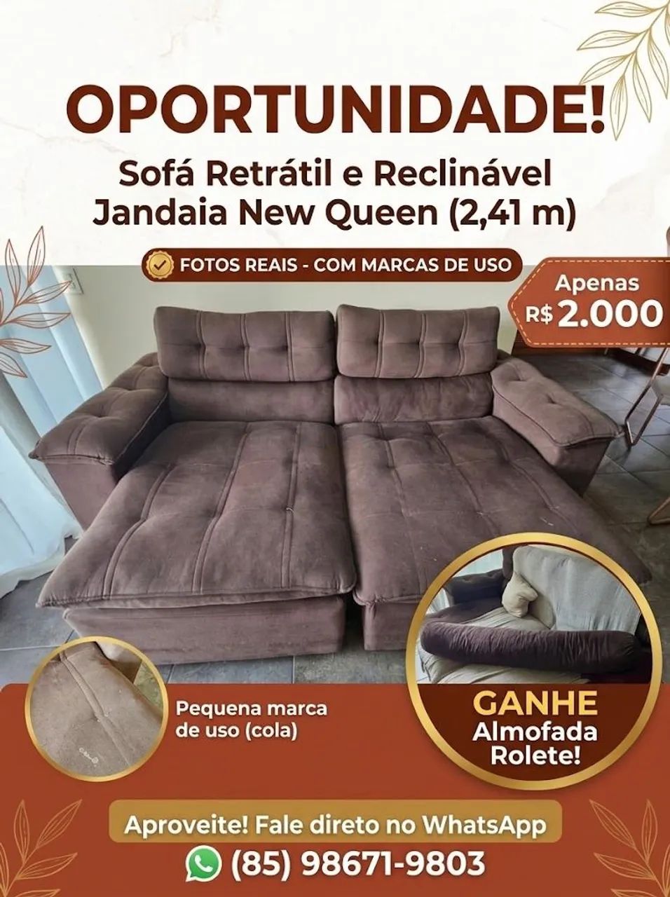 Sofá queen