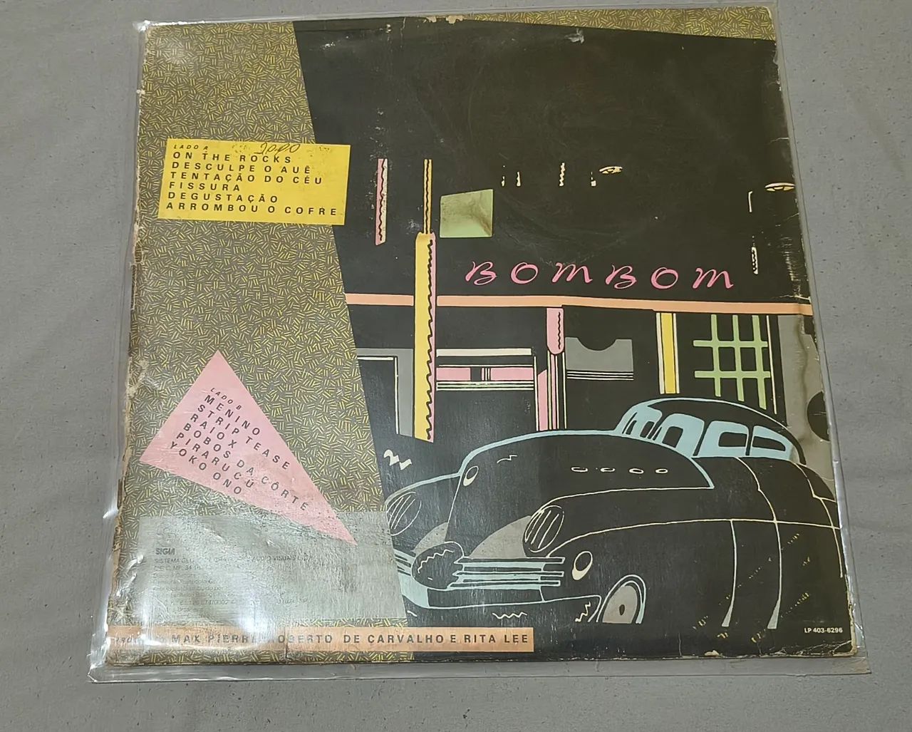 LP Vinil Rita Lee e Roberto de Carvalho BomBom raridade  - Foto 2