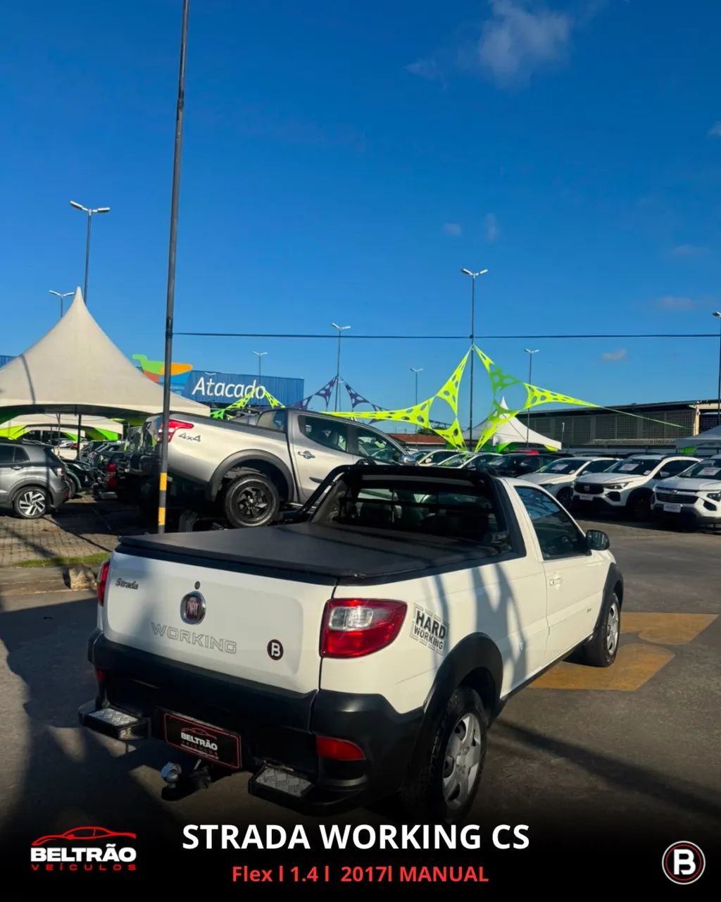 Fiat Strada Working Hard 1.4 Fire Flex 8V CS 2017 - Foto 4