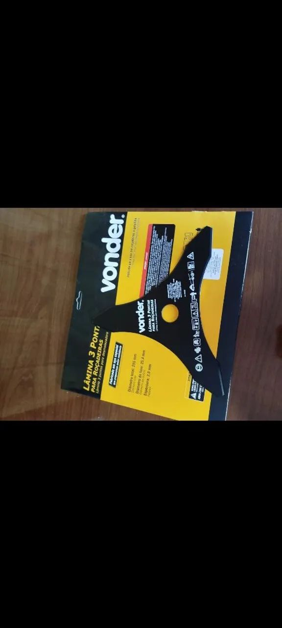 Vendo Roçadeira VONDER com kit de acessórios completo. Waths * - Foto 3