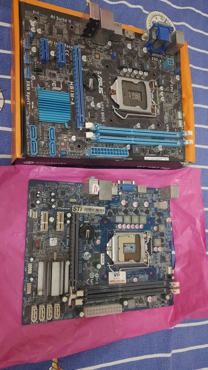 Placa mae toshiba + asus h61m