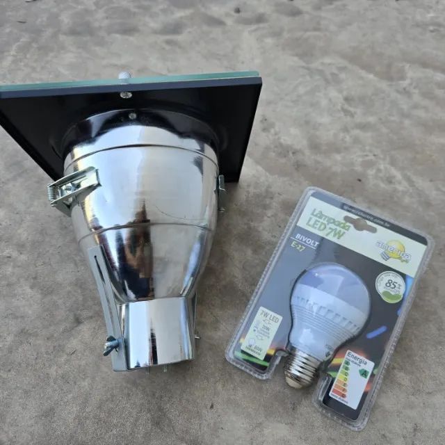 SPOT EMBUTIR QUADRADO + LÂMPADA LED!  - Foto 3