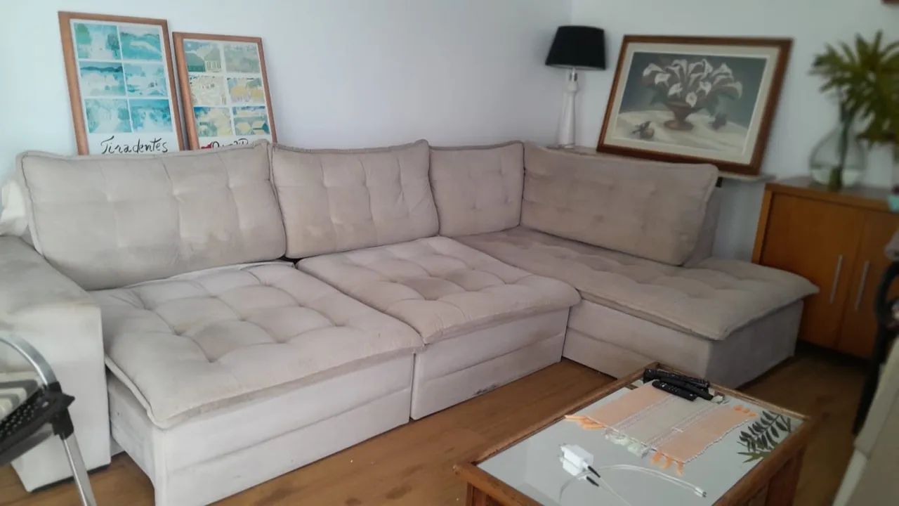Sofá de Suede 3 módulos - Foto 3