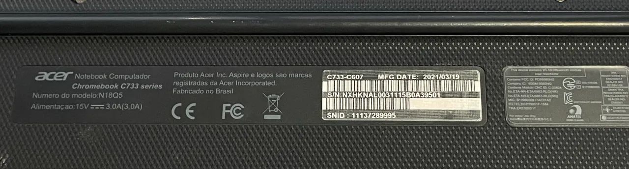Chromebook Acer C-733 - Foto 5