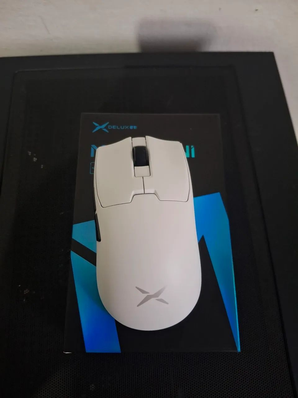 [NOVO] Delux M800 mini Mouse Gamer Sem Fio 46g 1000 HZ PAW3311 2.4 GHz Bluetooth - Foto 3