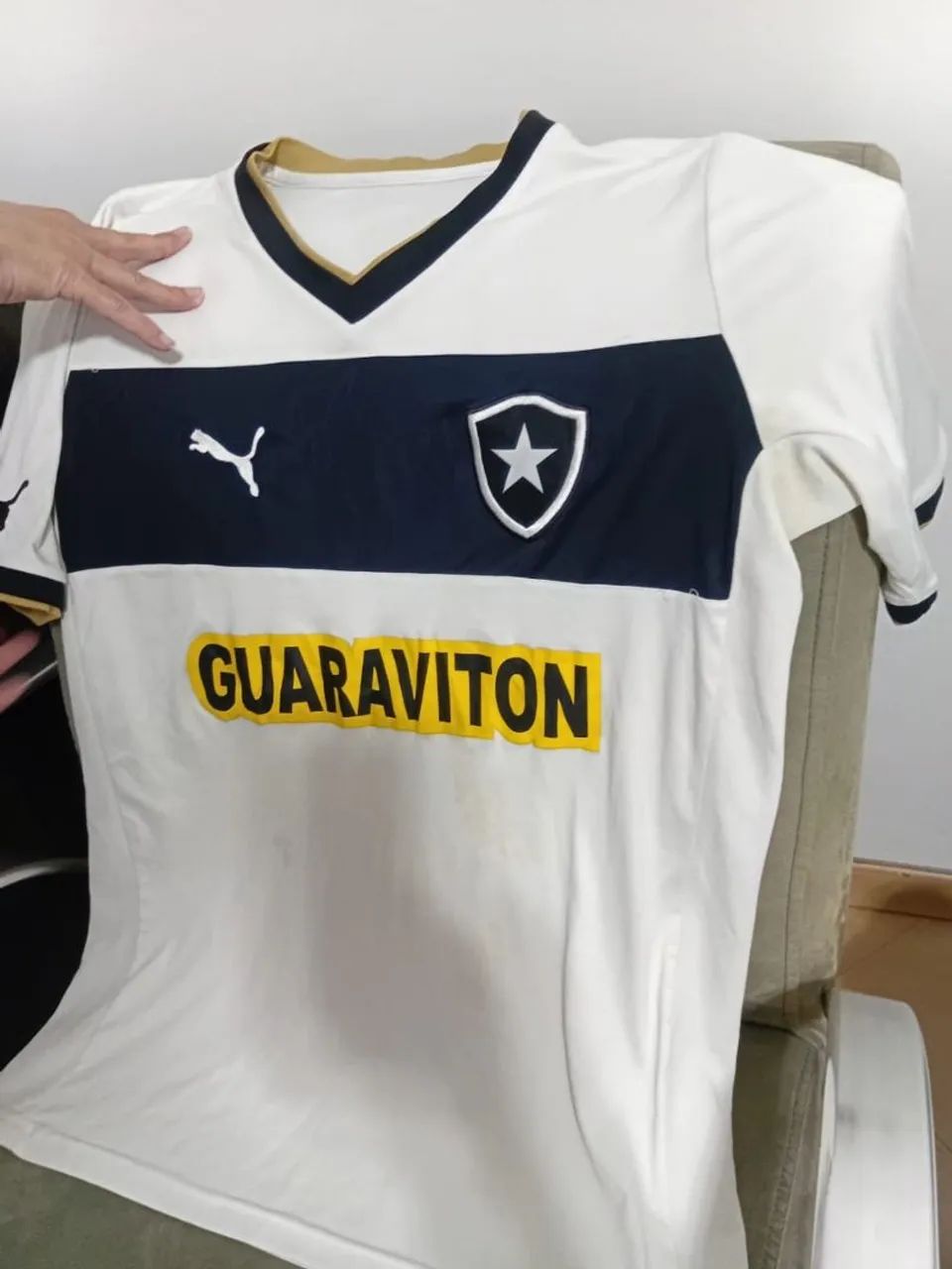 camisa do botafogo puma M - Foto 4