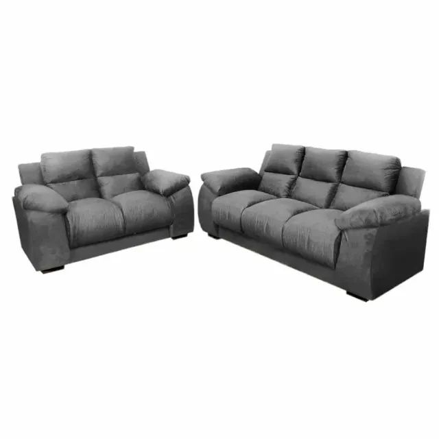 Conjunto de Sofa Luna 2 e 3 Lugares TecidoVeludo - Estofar