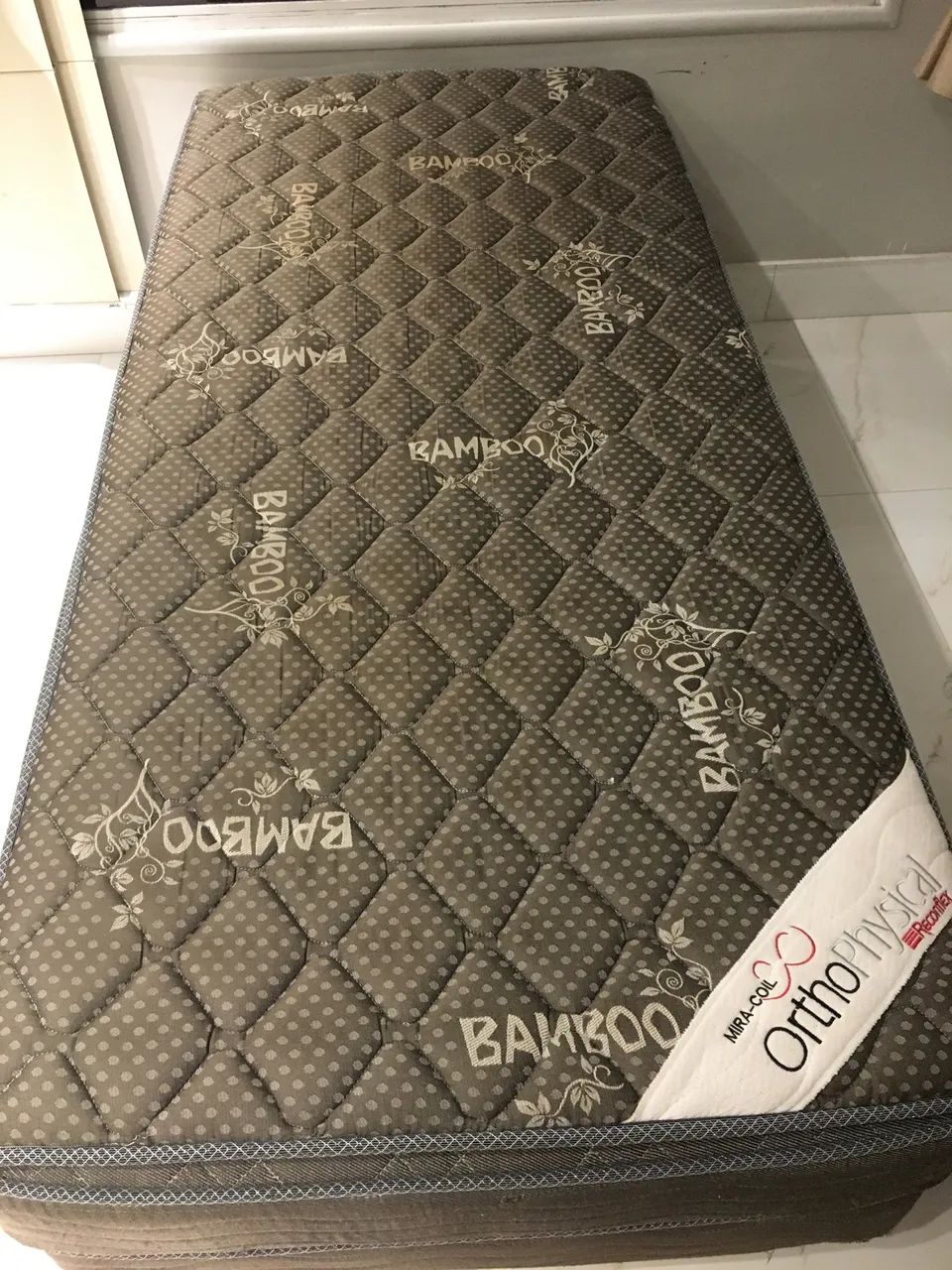 Cama Box solteiro reconflex 