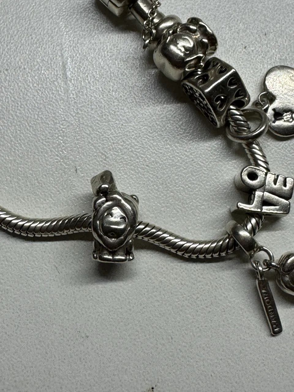 Pulseira life viva /com 7 pingentes originais vivara 