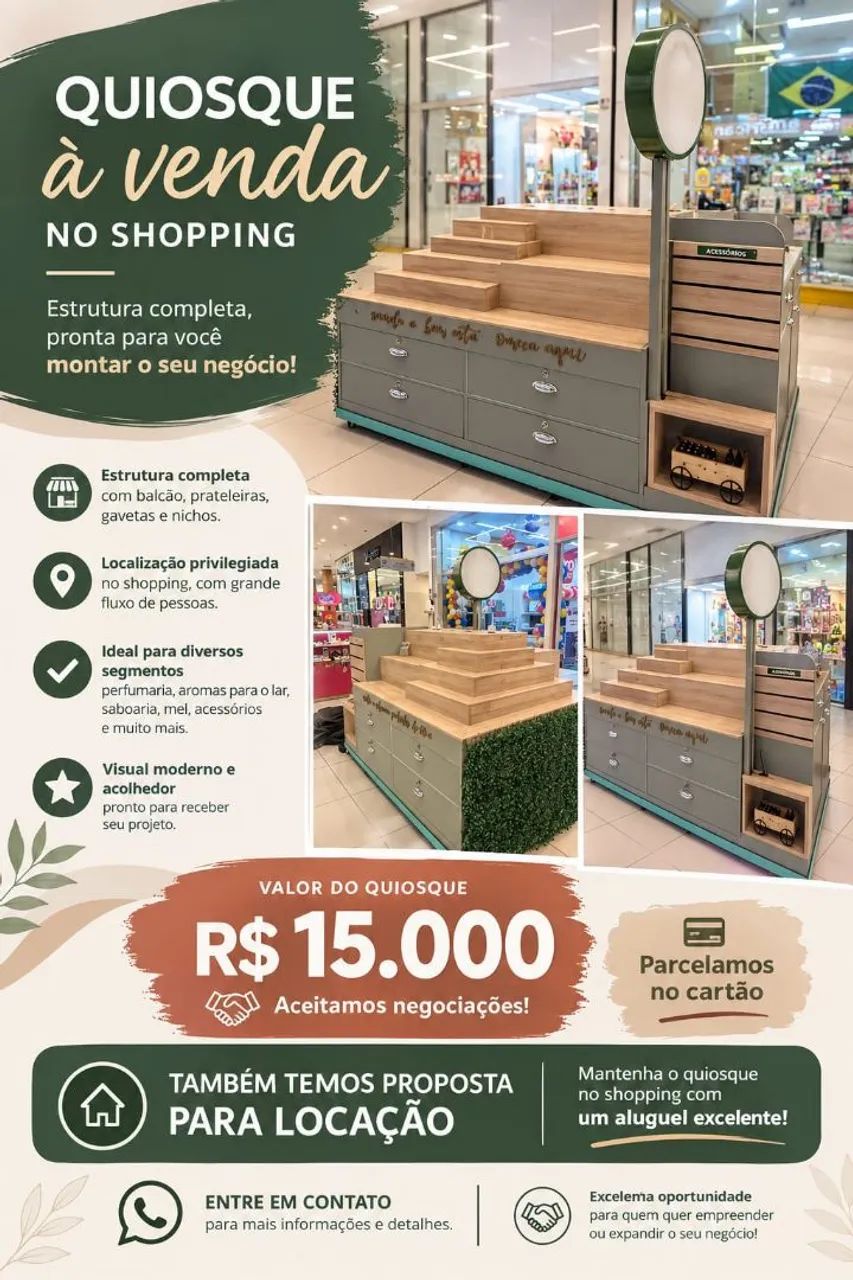 Quiosque no Millenium Shopping 