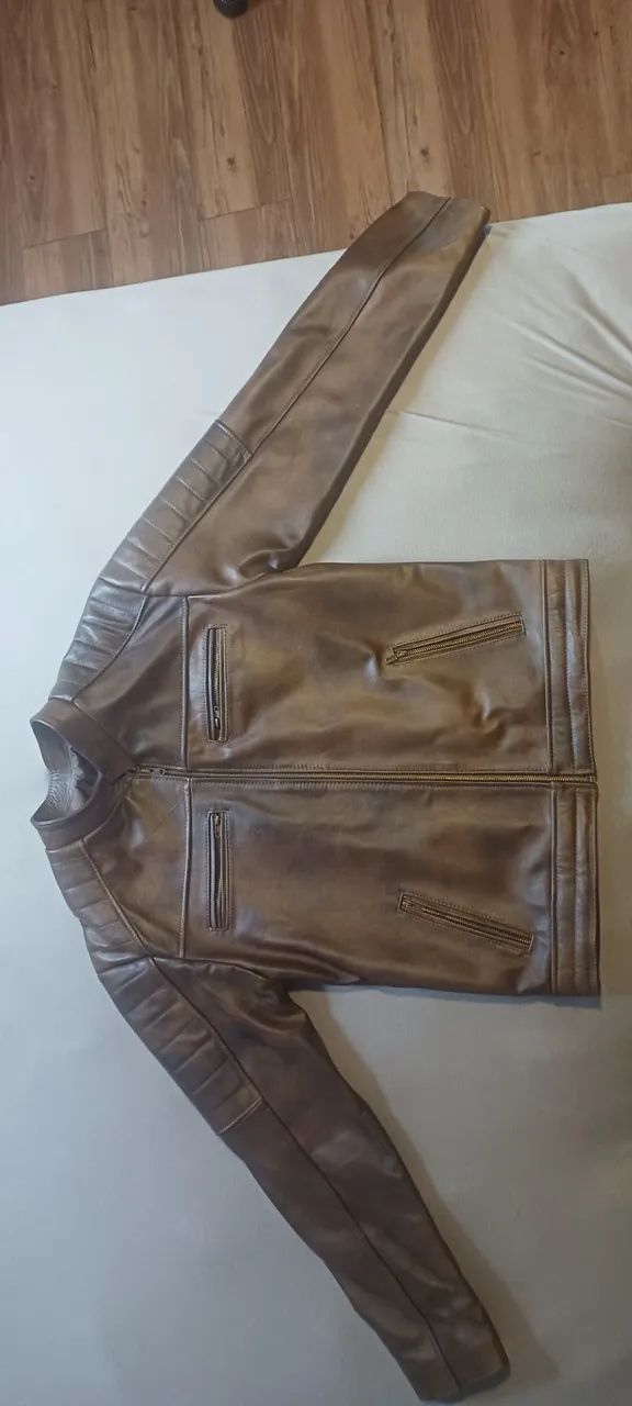 Jaqueta de couro legítimo. - Foto 2