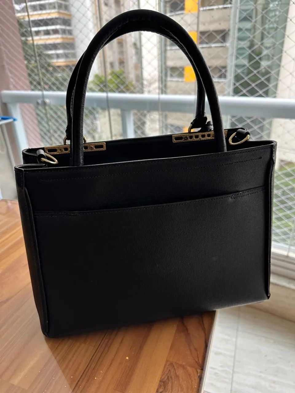Bolsa Arezzo Preta Estruturada - Foto 4