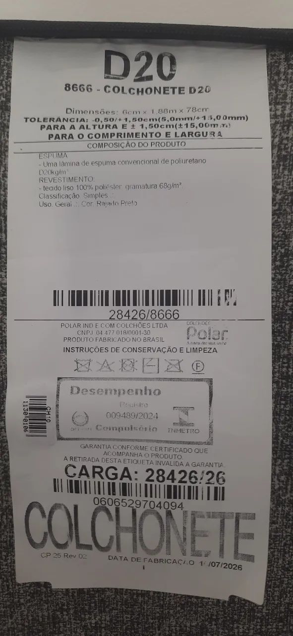 COLCHONETE SOLTEIRO D20 - Foto 2