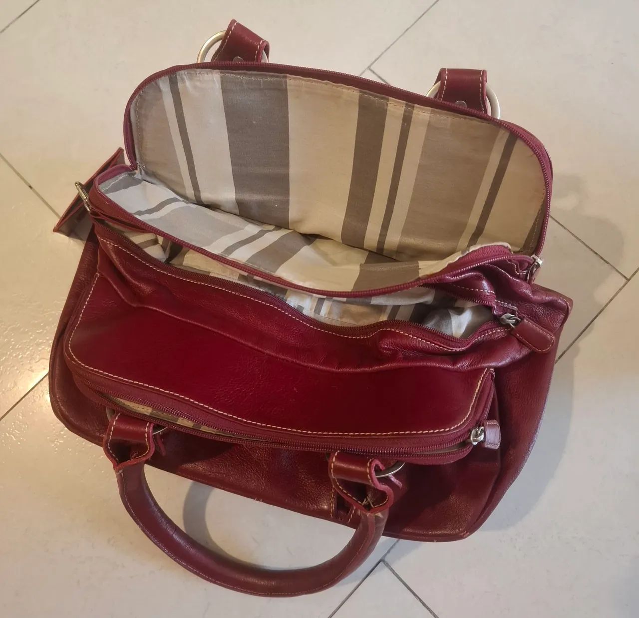 Bolsa de mão Nobuck - Foto 3