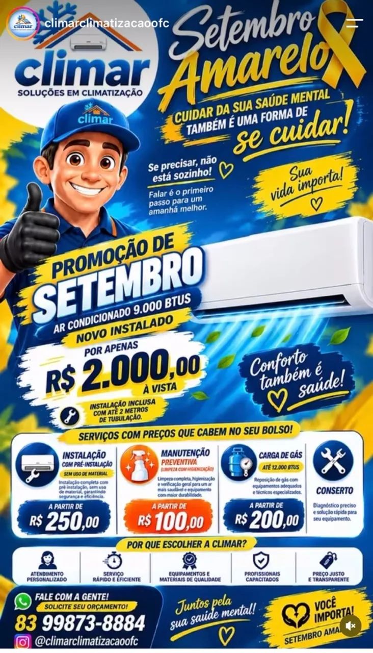 Ar concicionado split 9000 btus zero - Foto 2