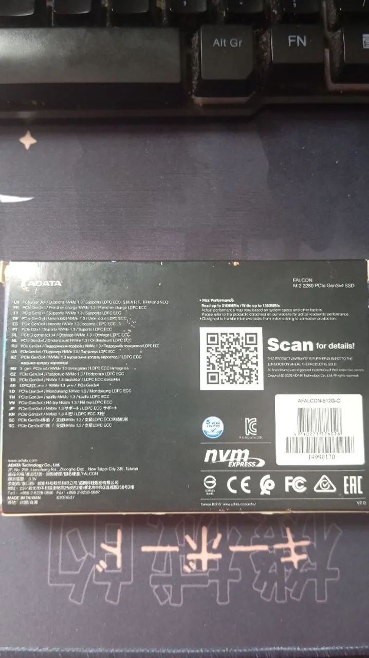 Ssd Adata Falcon m.2 512gb - Foto 3