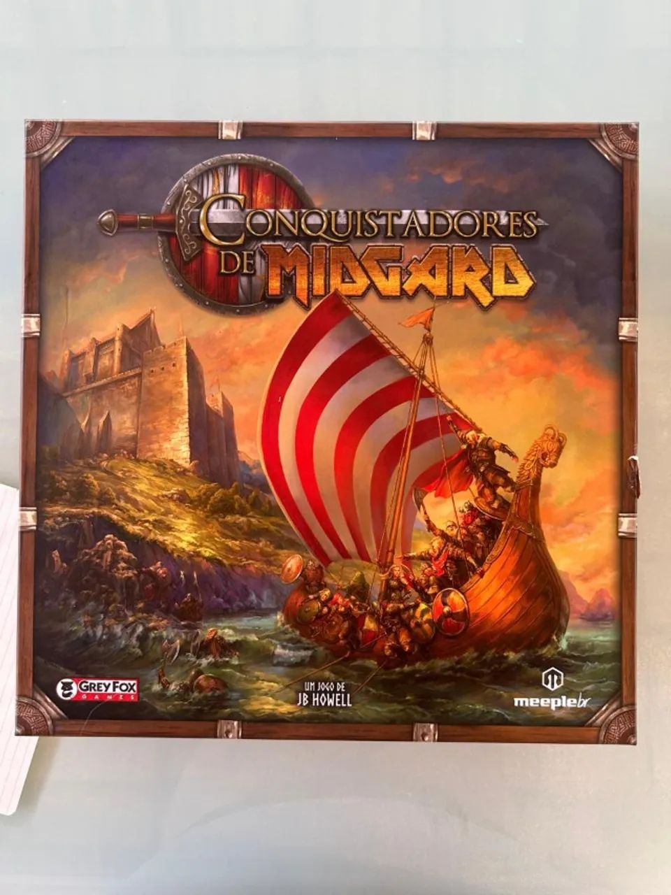 jogo de tabuleiro Conquistadores de Midgard