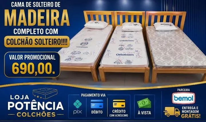 Cama de solteiro 