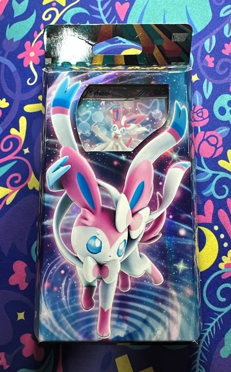 Baralho Inicial XY 3 - Punhos Furiosos - Sylveon Lacrado Pokemon TCG