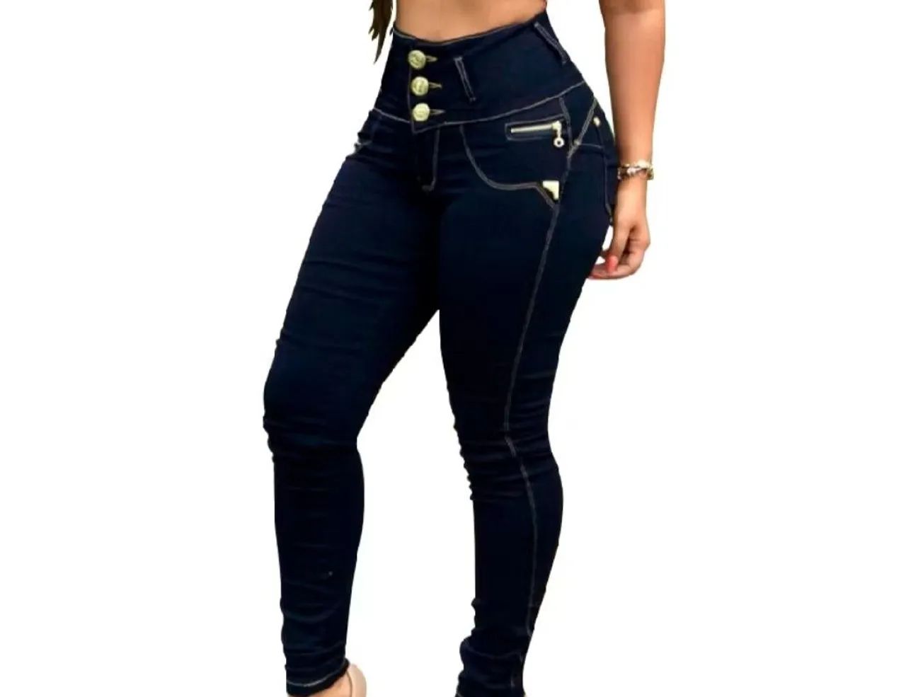 Calça jeans preta nunca usada