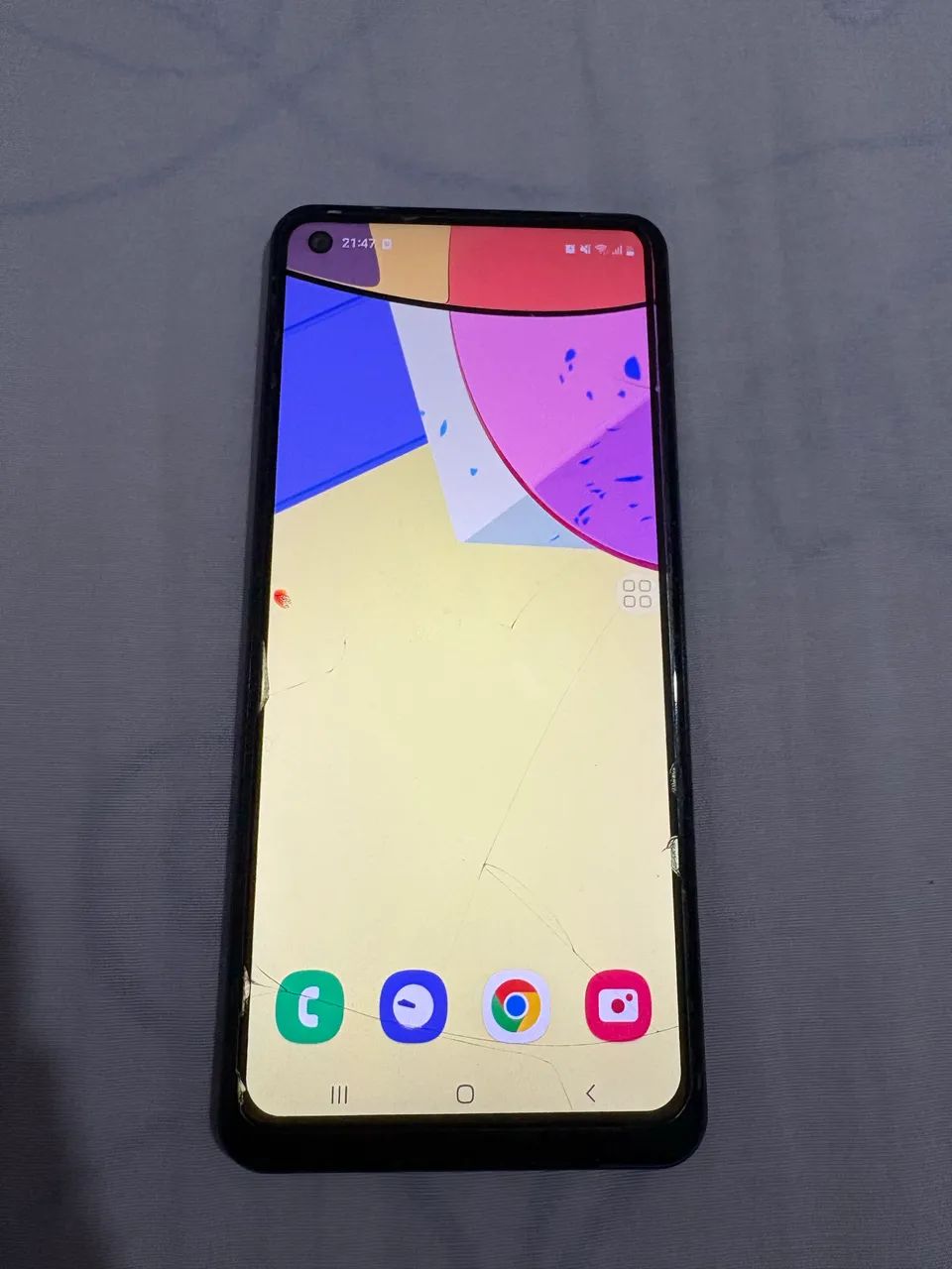 Celular Samsung A21S usado em ótimo estado