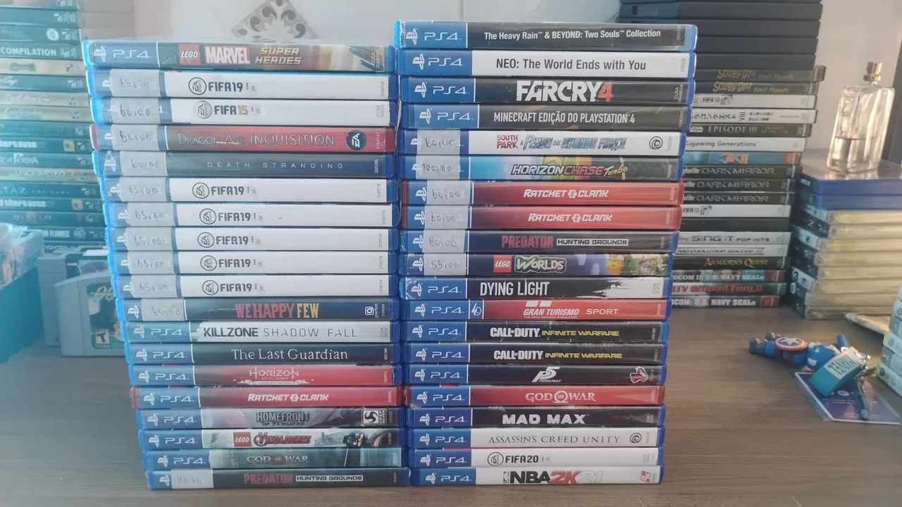 Lote de jogos de PS4 - 50,00 a unidade levando tudo - Jogos de