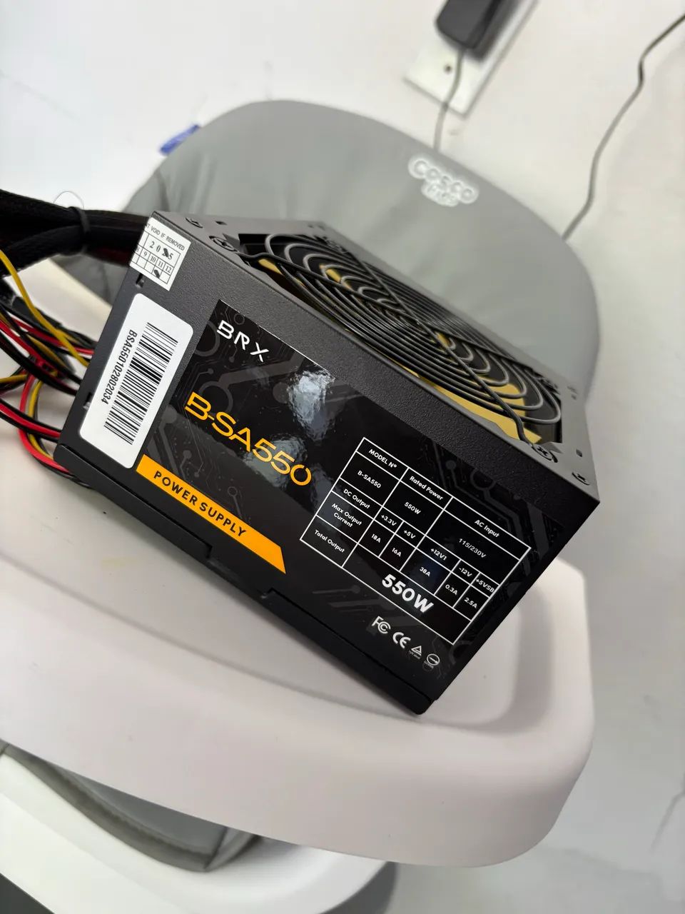 FONTE 550W ZERO PFC ATIVO