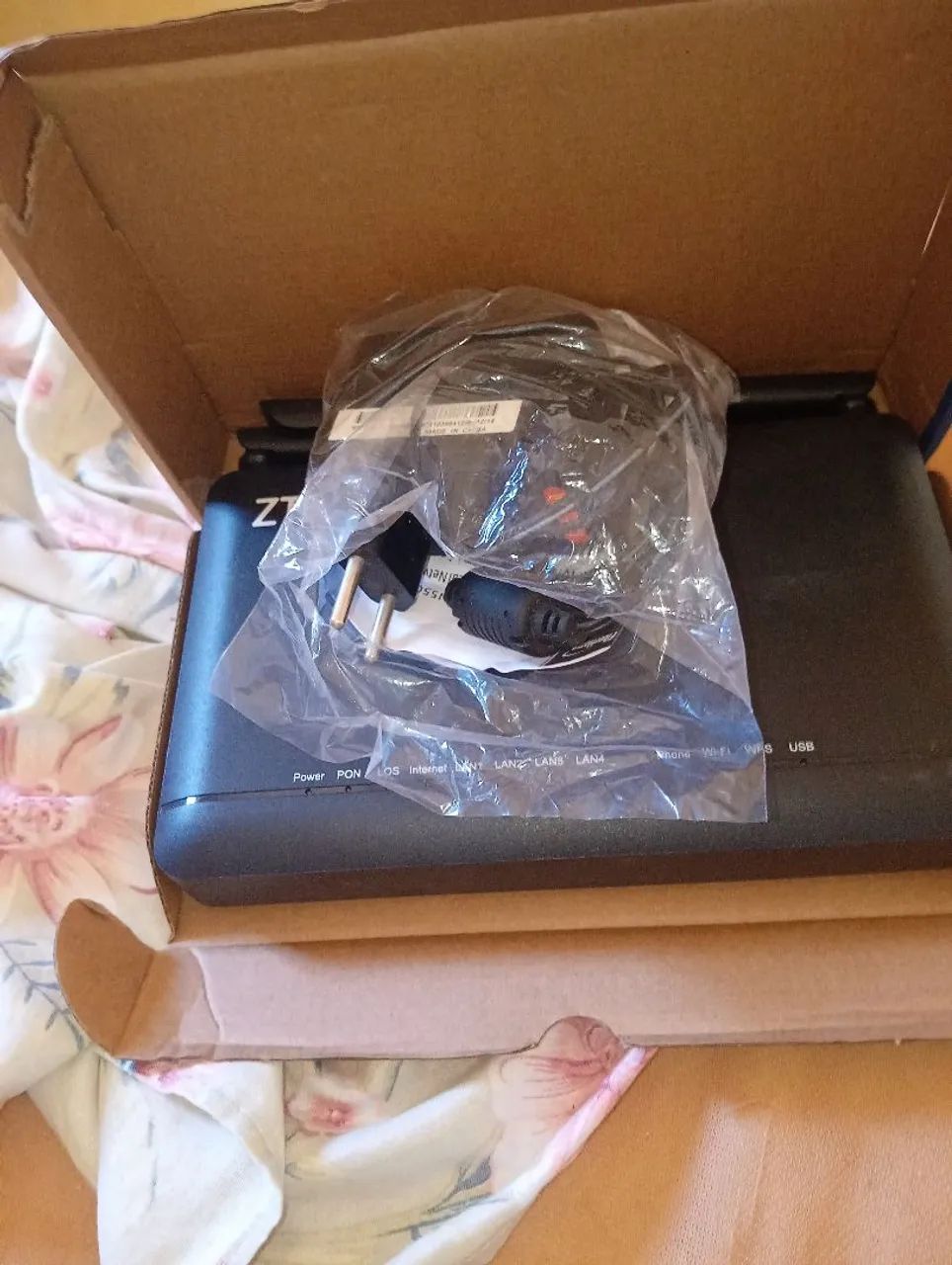 Roteador ZTE pegando perfeitamente valor 60 reais 