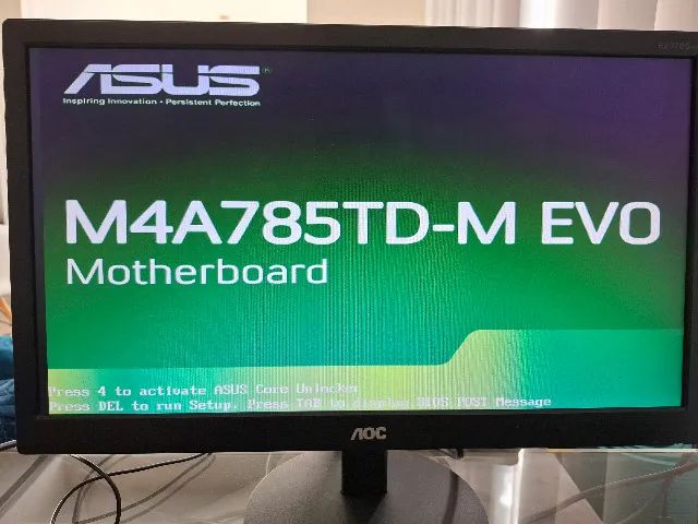 Placa mãe Asus com processador (AMD Athlon) e memória (8Gb) - Foto 2