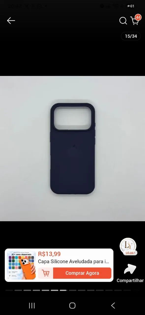 Iphone 17 pro azul - caixa aberta mas nunca foi usado - Foto 3
