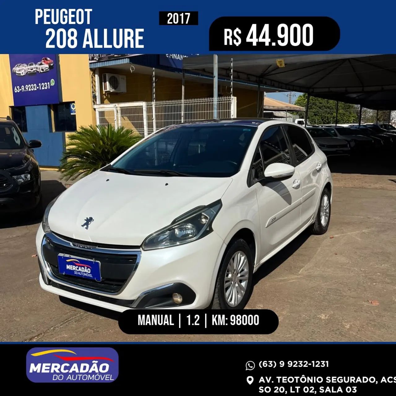Peugeot 208 208 Allure 1.2 Flex 12V 5p Mec. 2017