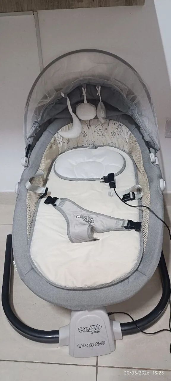 Cadeira de bebê balanço Max baby até 15kg - Foto 2