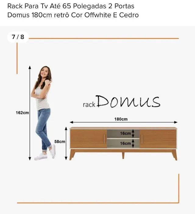 Rack para Tv 65 polegadas  - Foto 2