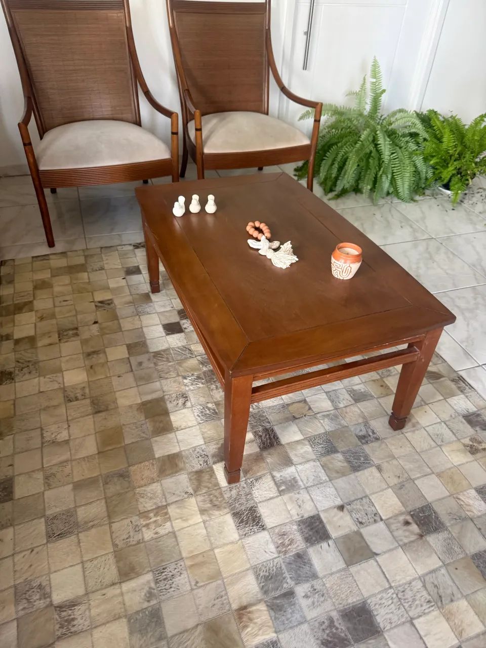 Mesa de centro de madeira de lei - Foto 3