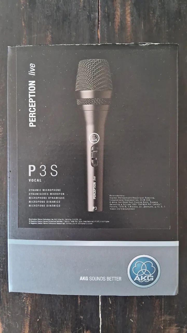 Vendo microfone Akg P3s