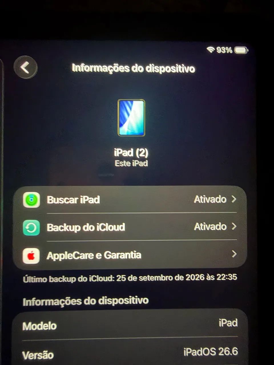 IPAD ZERO SEM DETALHES 