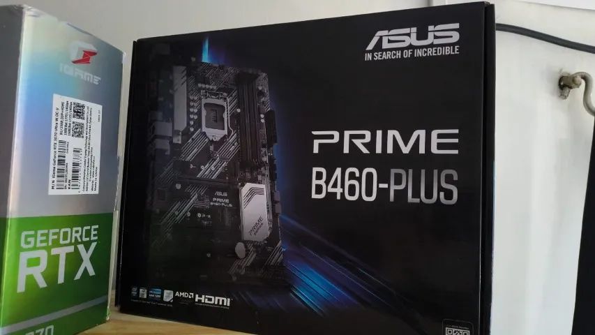 Placa-Mãe ASUS Prime B460-PLUS - Completa na Caixa
