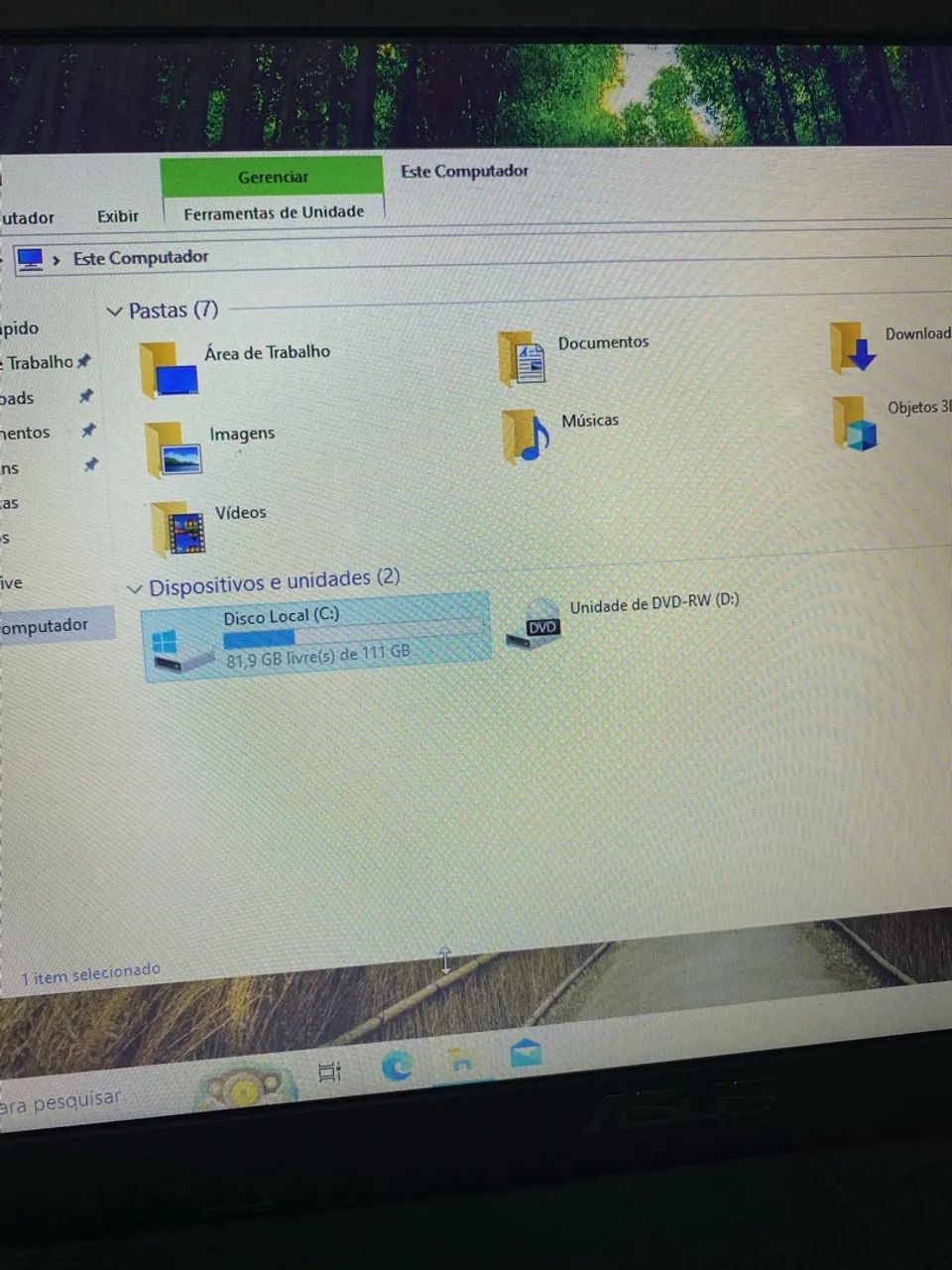 Notebook ASUS 15.6" com SSD ótimo pra estudos home office  - Foto 5