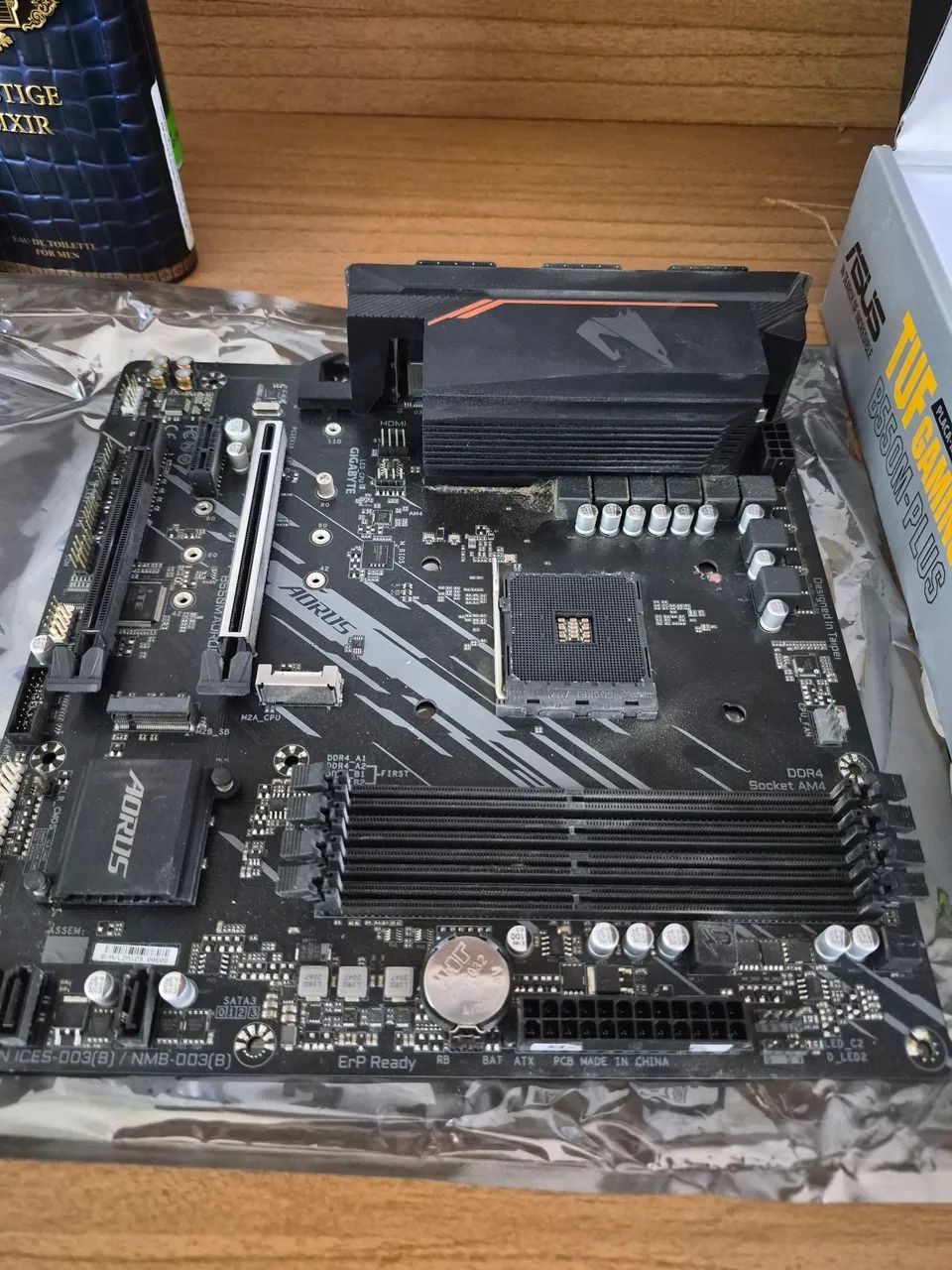 PLACA MÃE AORUS ELITE B550M USADA EM PERFEITO ESTADO! - Foto 3