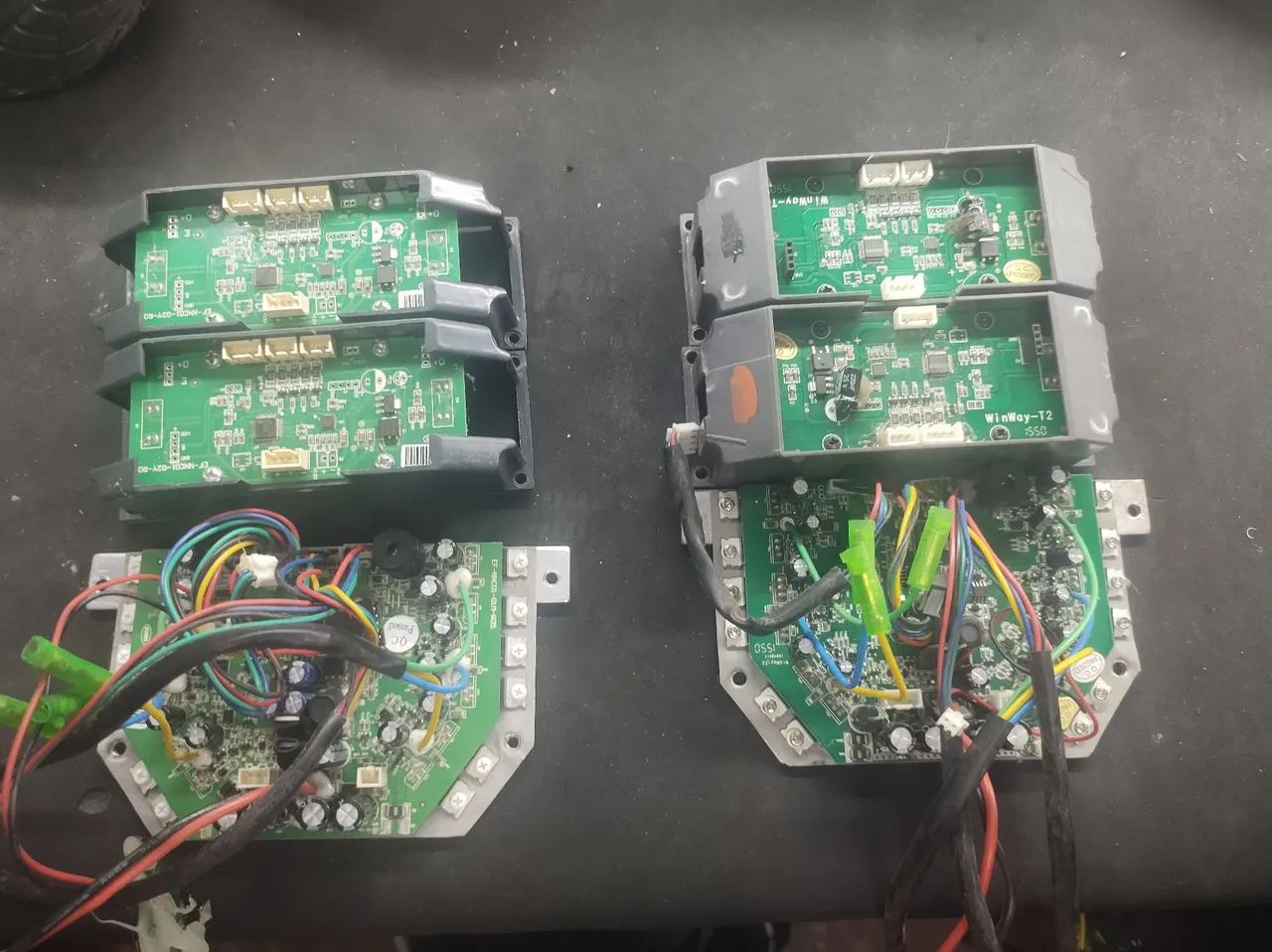 Conjunto de placas Hoverboard - Funcionando 