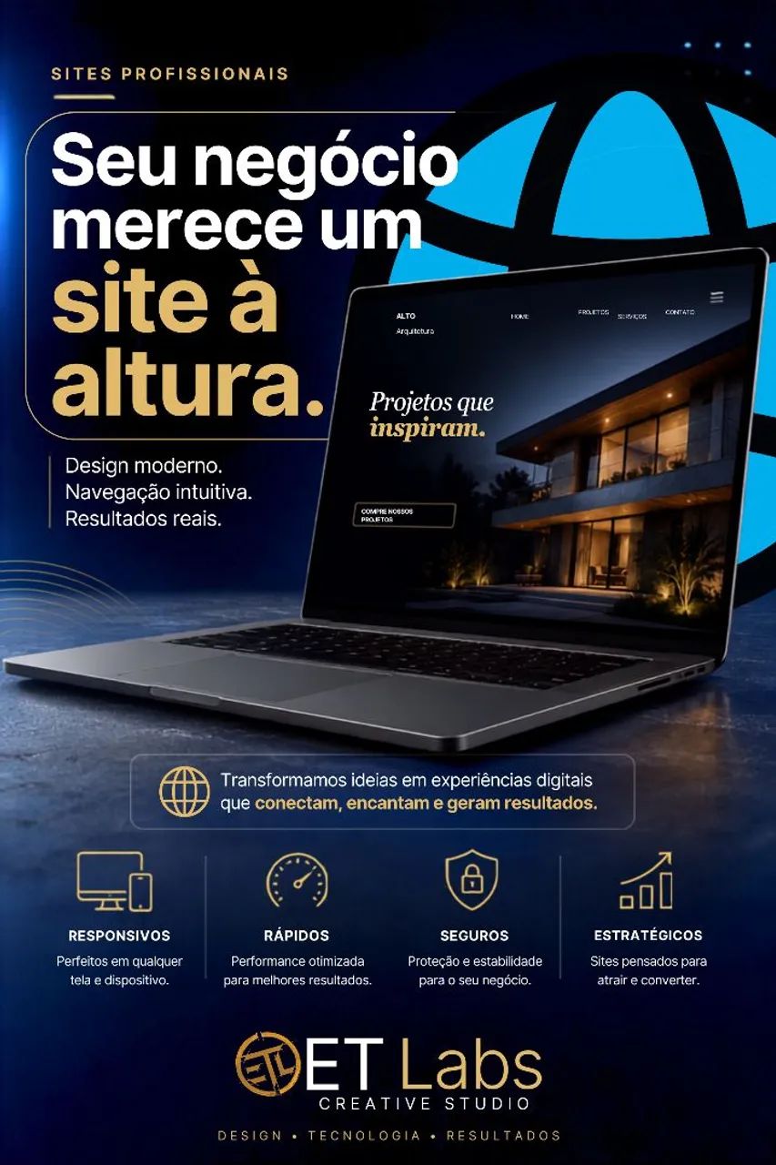 Criação de Sites Profissionais | ETLabs Design