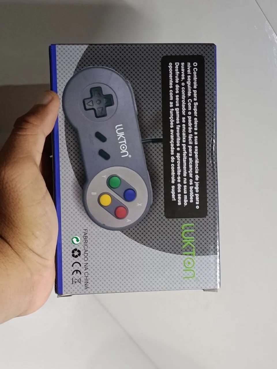 Controle USB Retrô SNES para PC (Novo) - Foto 4