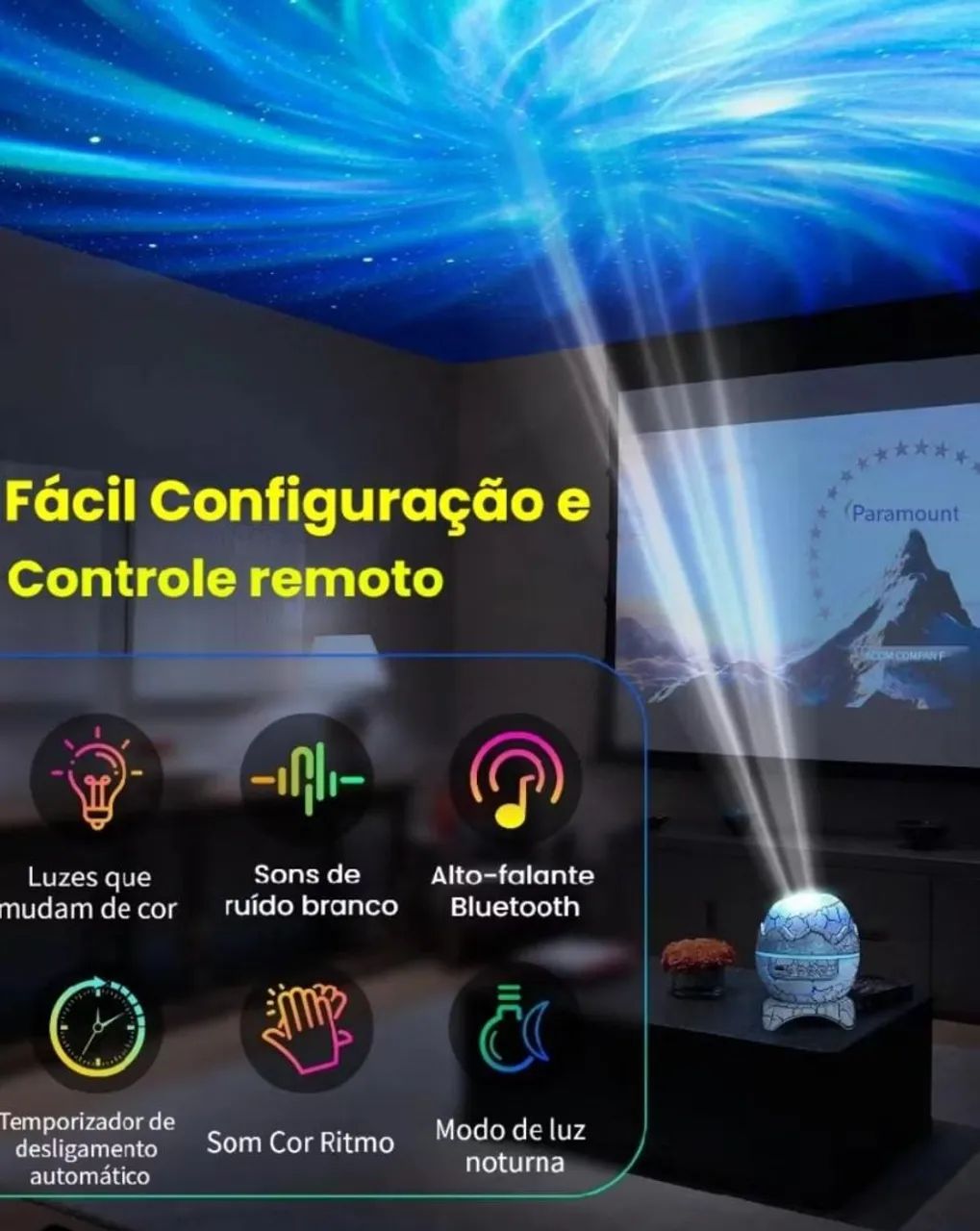 Luminária Caixa de Som - Foto 3