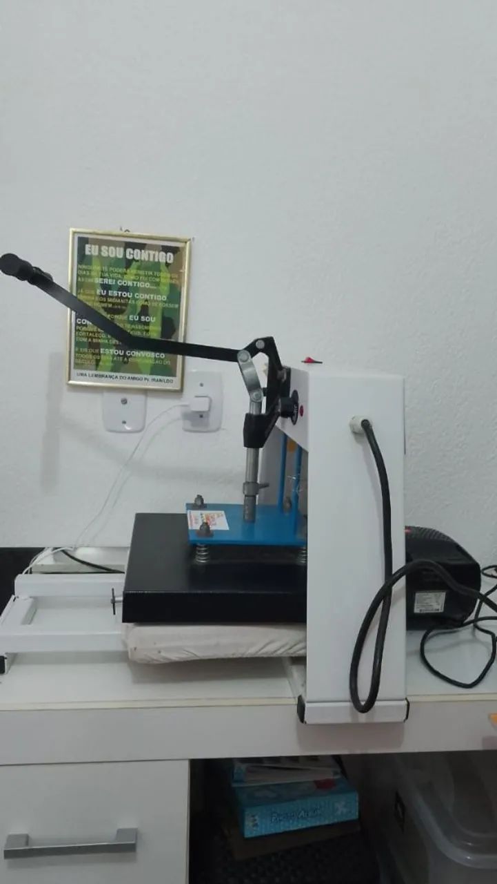 Prensa Térmica Plana 38x38 Compacta Print Nova - Foto 2