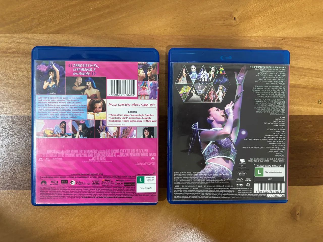 Katy Perry : Blu-ray Prismatic World Tour + Blu-ray Part of Me - Foto 2