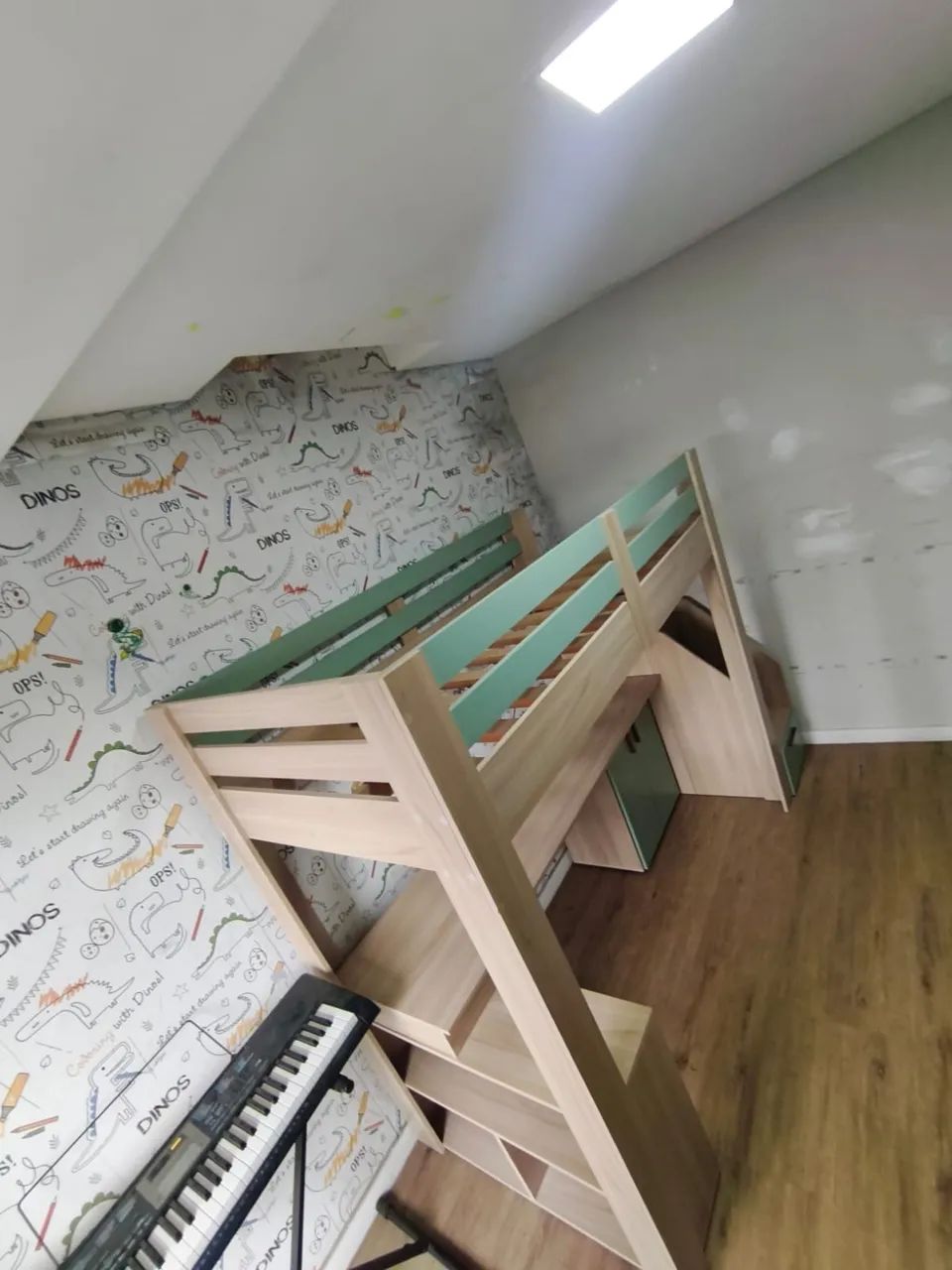 Cama infantil com escrivaninha - Foto 4