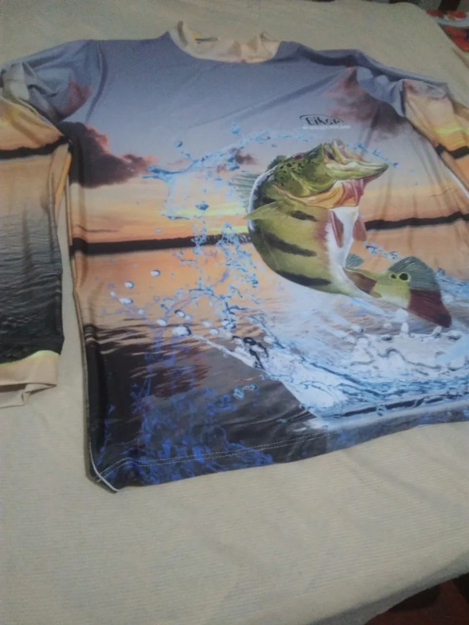Camisas para pescarias com fator de proteção máxima Uva e UVB 
