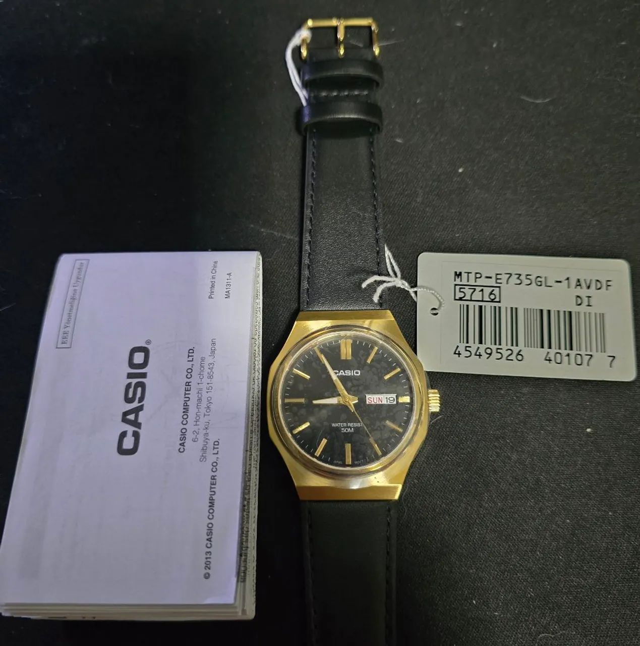 Relógio Casio MTP-E735GL-1AV