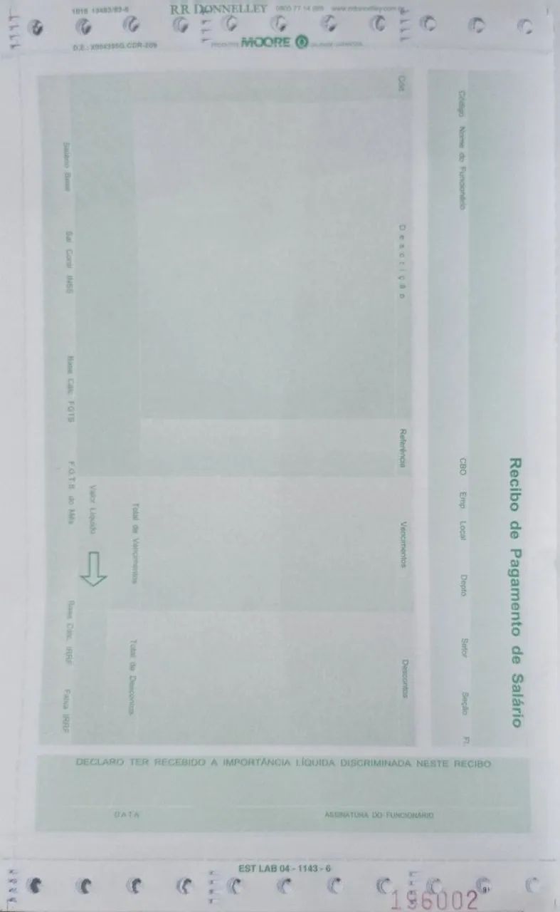 Caixa de formulário continuo Holerith impressora matricial - Foto 4