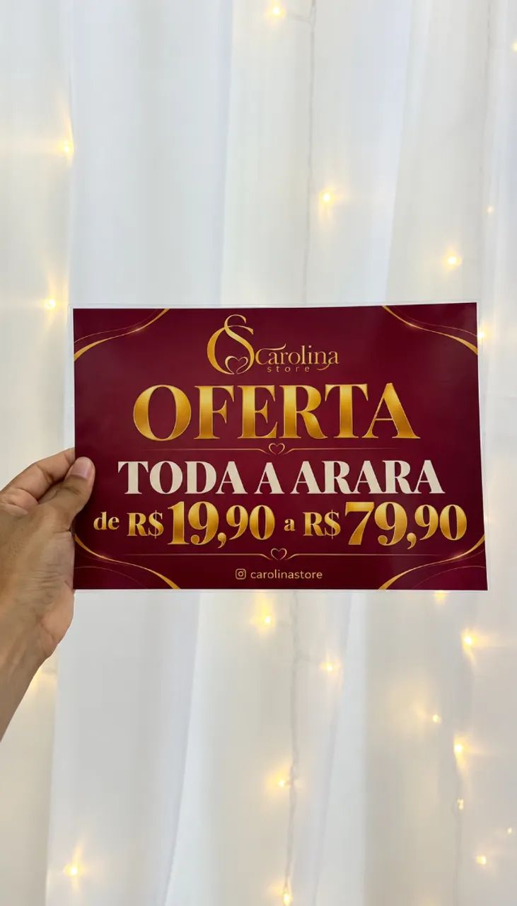 Placa A3 Grande Personalizada